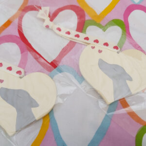 Greyhound Love Hearts